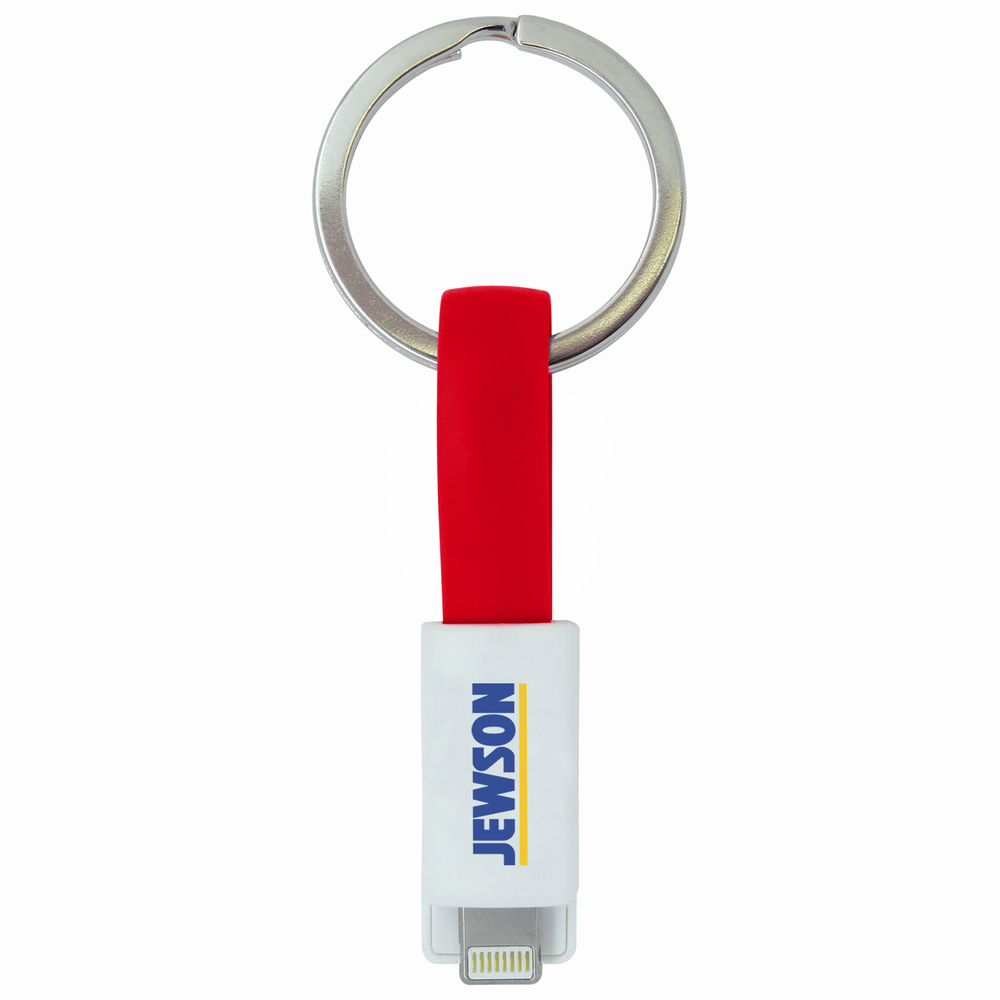 Branded 2-in-1 Keyring Charging Cable