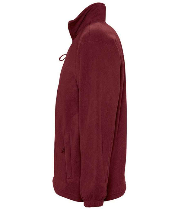 SOL'S North Fleece Jacket Burgundy