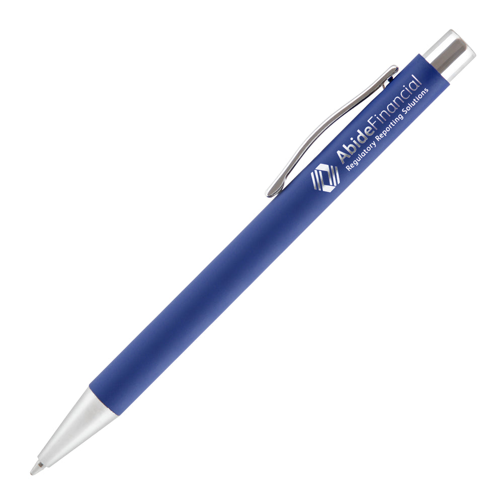 TRAVIS SOFT FEEL ball pen with chrome trim