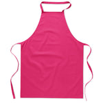 Kitchen apron in cotton Fuchsia