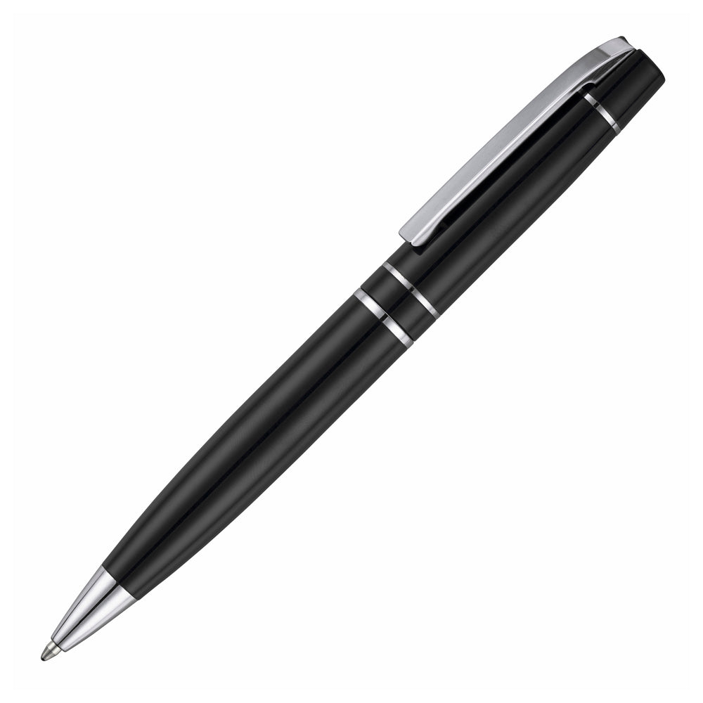 Branded DUKE ball pen with chrome trim