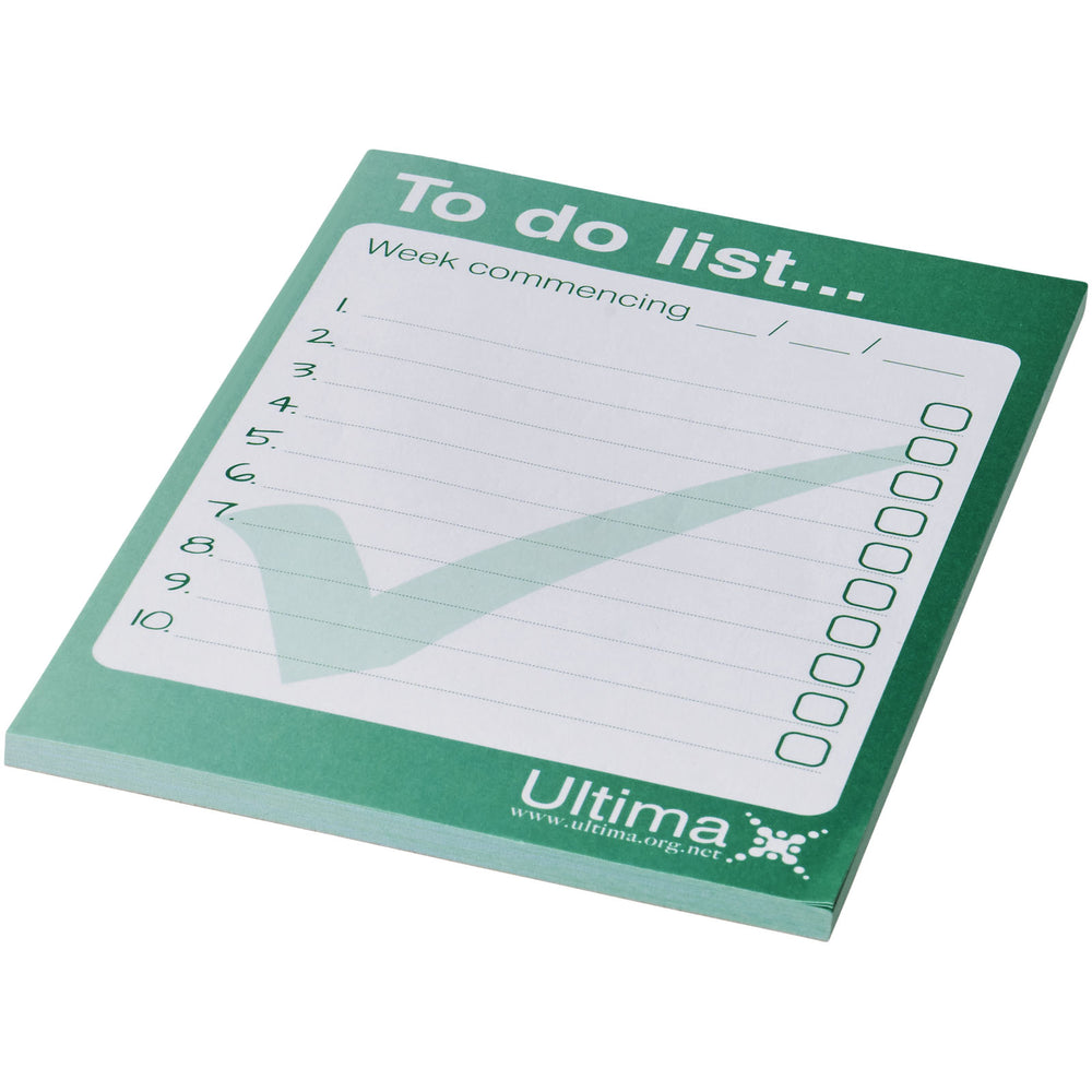 Branded Desk-Mate® A6 notepad 50 pages
