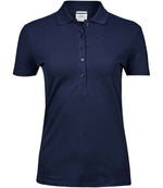 Tee Jays Ladies Luxury Stretch Polo Shirt Navy