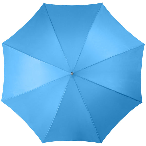 Branded Lisa 23" auto open umbrella with wooden handle