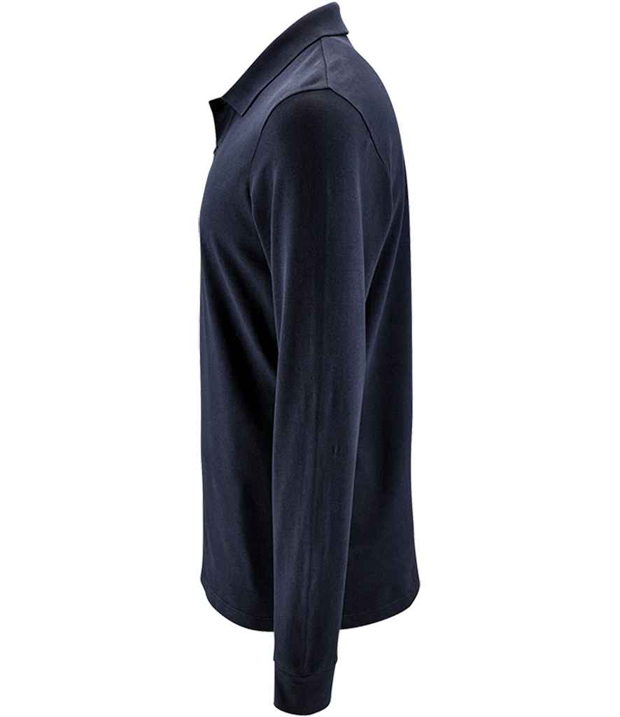 SOL'S Perfect Long Sleeve Piqué Polo Shirt French Navy