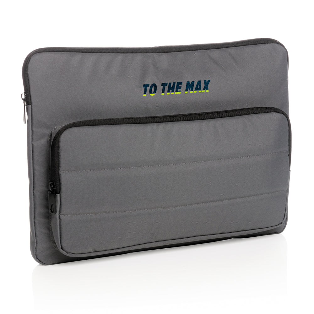 Branded Impact AWARE™ RPET 15.6" laptop sleeve
