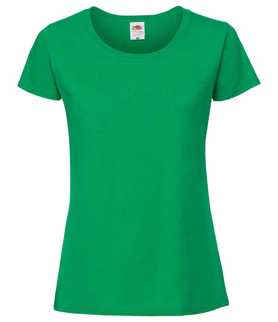 Fruit of the Loom Ladies Iconic 195 T-Shirt Kelly Green