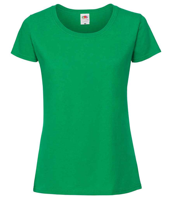 Fruit of the Loom Ladies Iconic 195 T-Shirt Kelly Green