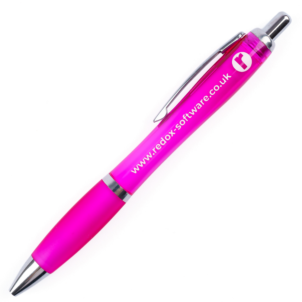 Branded Curvy Ball Pens