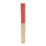 Branded Manual hand fan with bamboo handle