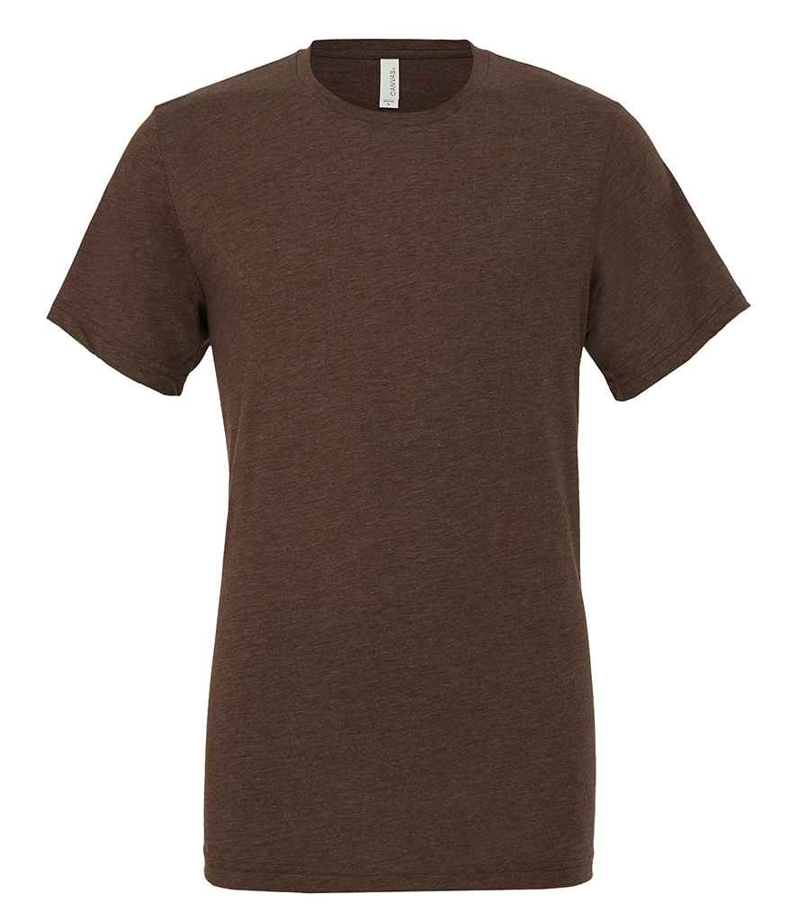 Canvas Unisex Tri-Blend T-Shirt Brown Tri-Blend