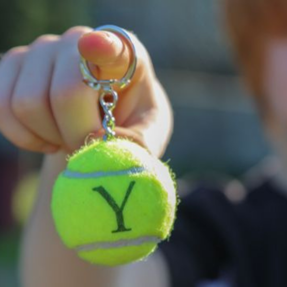 Branded Tennis Ball Keyring