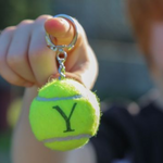 Branded Tennis Ball Keyring