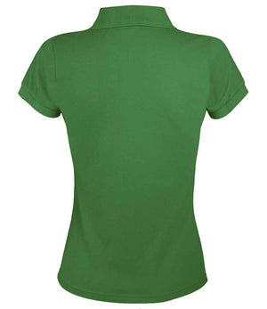 SOL'S Ladies Prime Poly/Cotton Piqué Polo Shirt Kelly Green