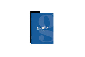 Genie Notebook - A5 - Saddle Stitched with Squared Corners