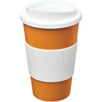 Branded Americano® 350 ml insulated tumbler with grip