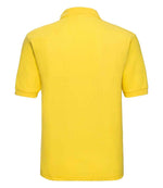 Russell Poly/Cotton Piqué Polo Shirt Yellow