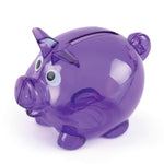 Branded Piglet Bank Mini Single Slot Translucent piggy bank