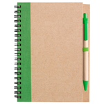 Branded Smithen Cardboard notebook with ballpen