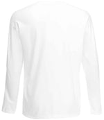 Fruit of the Loom Long Sleeve Value T-Shirt White