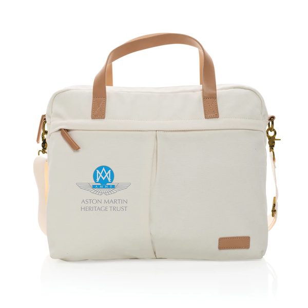 Impact AWARE™ 16 oz. recycled canvas laptop bag