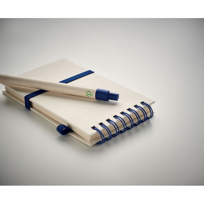 Branded A6 milk carton notebook set