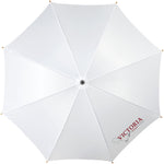 Branded Kyle 23" auto open umbrella wooden shaft and handle