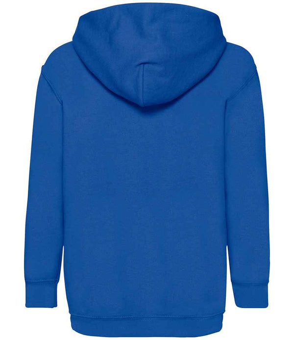 Fruit of the Loom Kids Classic Hooded Sweatshirt Royal Blue