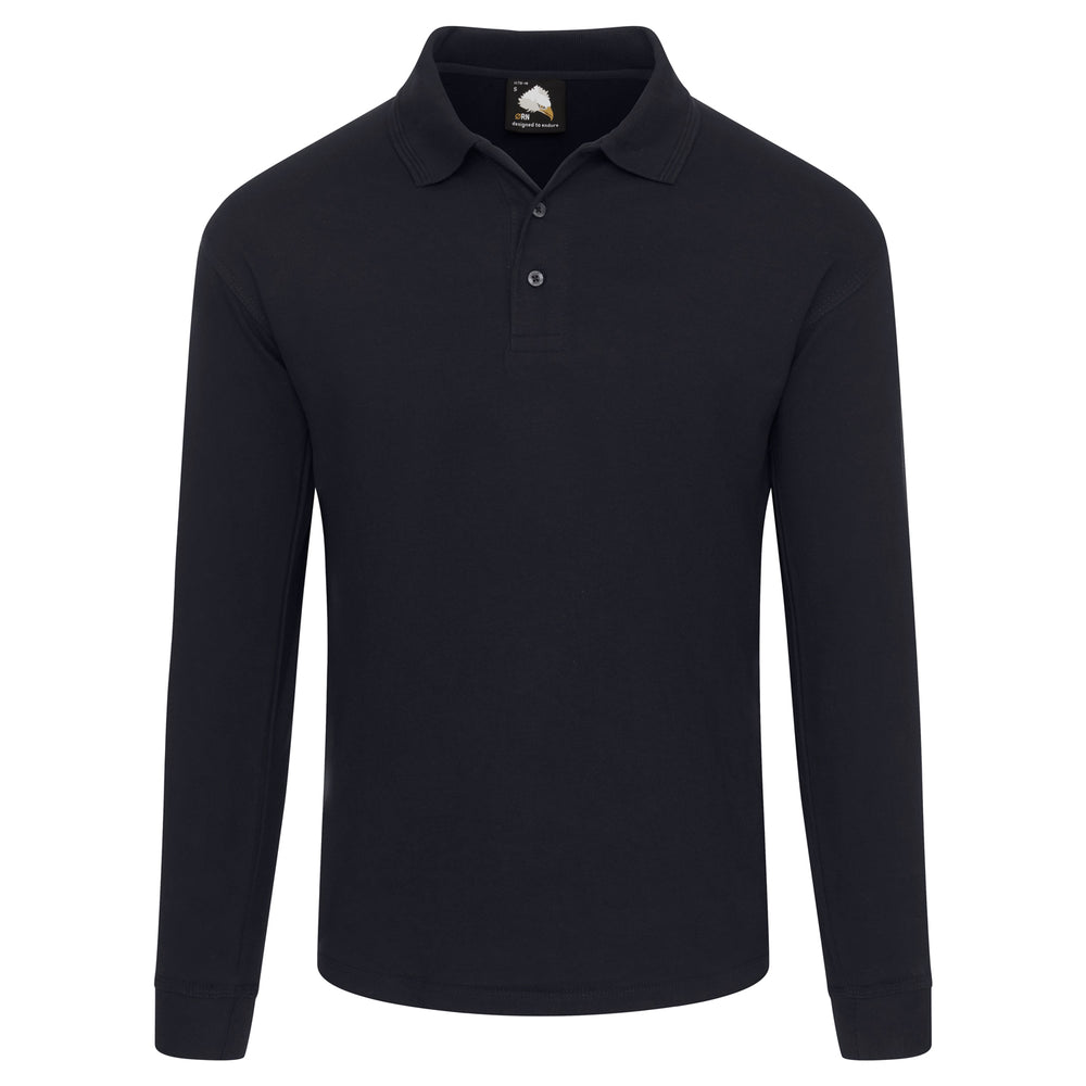 Orn Weaver Premium L/S Poloshirt Navy