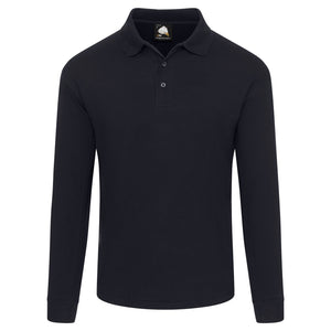 Orn Weaver Premium L/S Poloshirt Navy