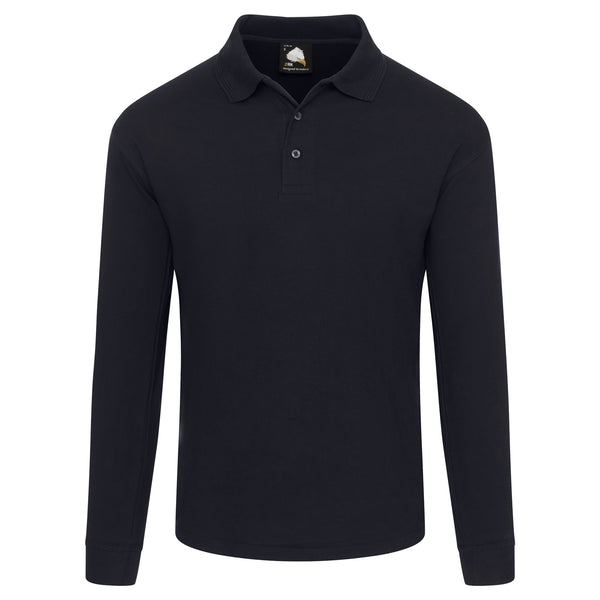 Orn Weaver Premium L/S Poloshirt Navy