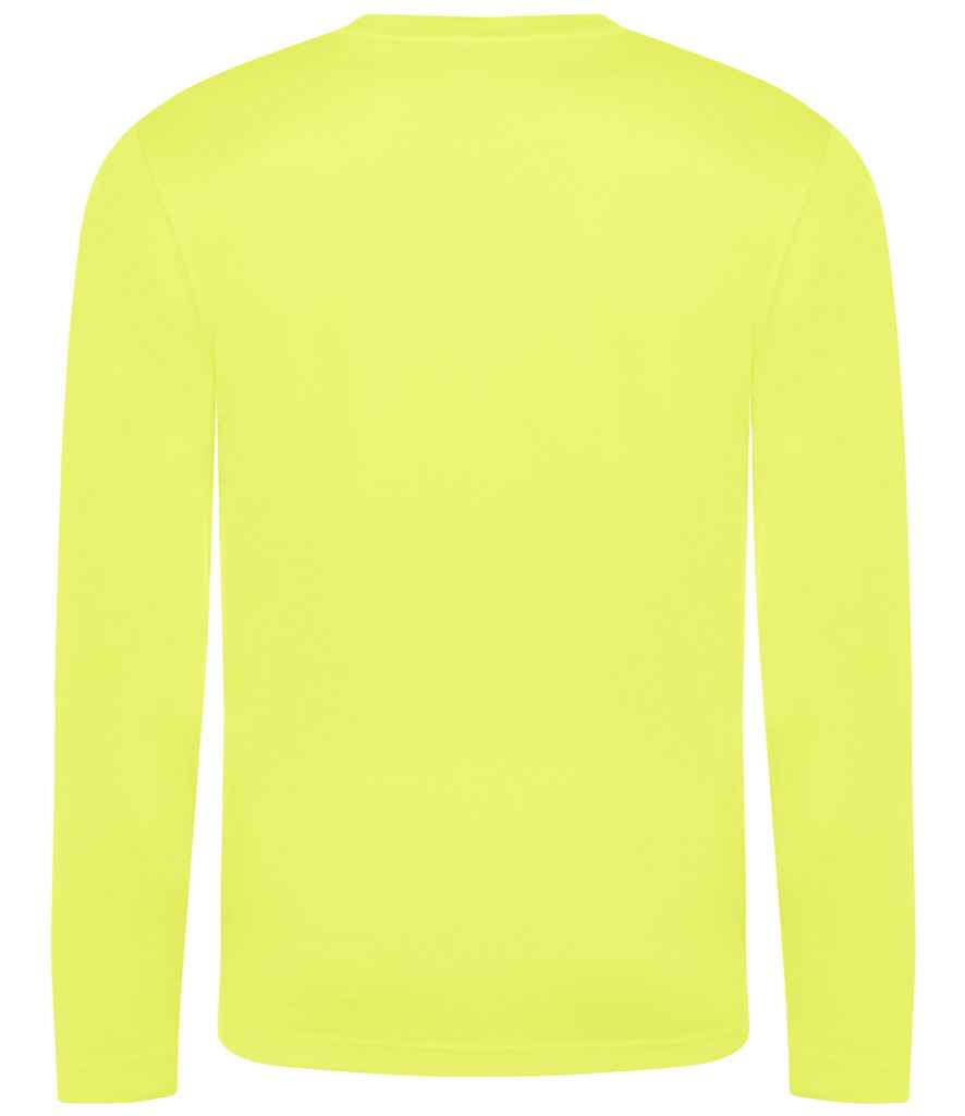 AWDis Cool Long Sleeve Wicking T-Shirt Electric Yellow