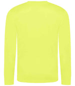 AWDis Cool Long Sleeve Wicking T-Shirt Electric Yellow