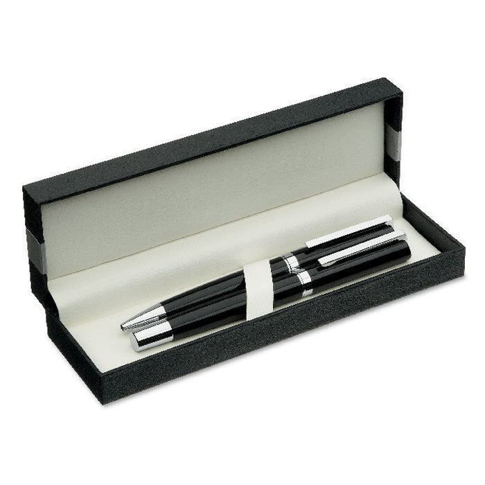Pen and roller set in paper box