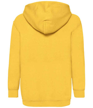 Fruit of the Loom Kids Classic Hooded Sweatshirt Sunflower