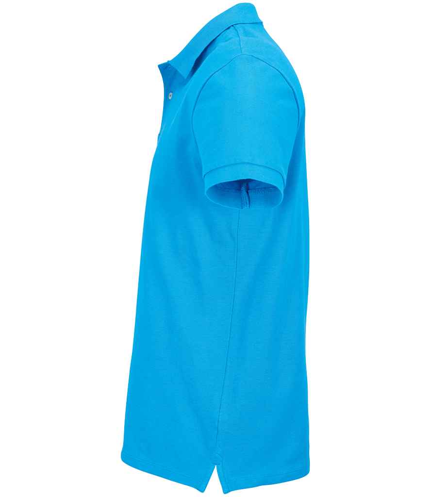 SOL'S Unisex Pacific Twin Piqué Polo Shirt Aqua