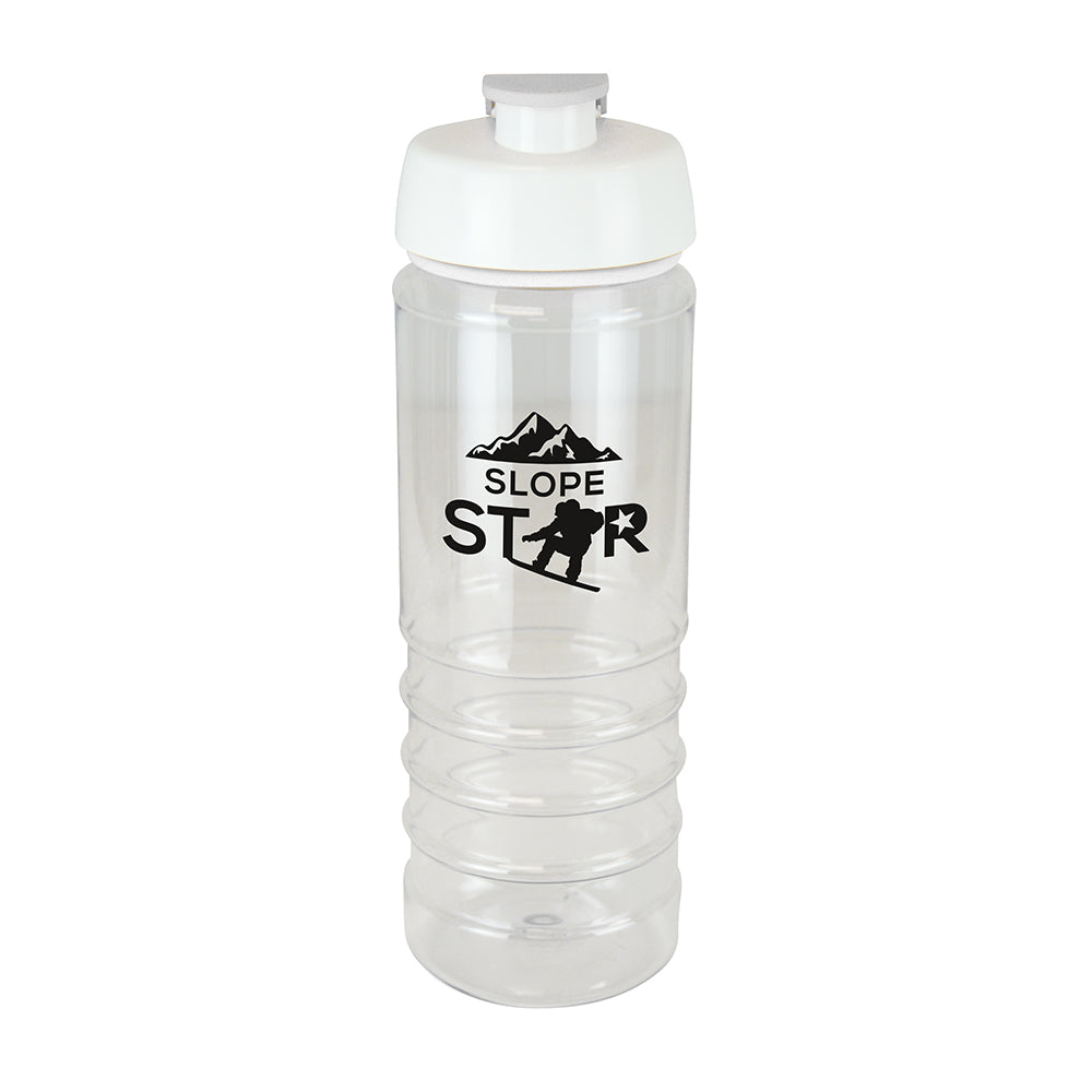 Branded Renzo 750ml Tritan Sports Bottle with flip up lid