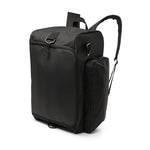 'Recycled 2-in-1 Duffle Backpack' BLACK Recycled Rucksack / Duffel Bag