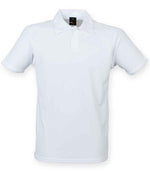 Finden + Hales Performance Piped Polo Shirt White/White