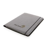 Branded Recycled leather A4 portfolio