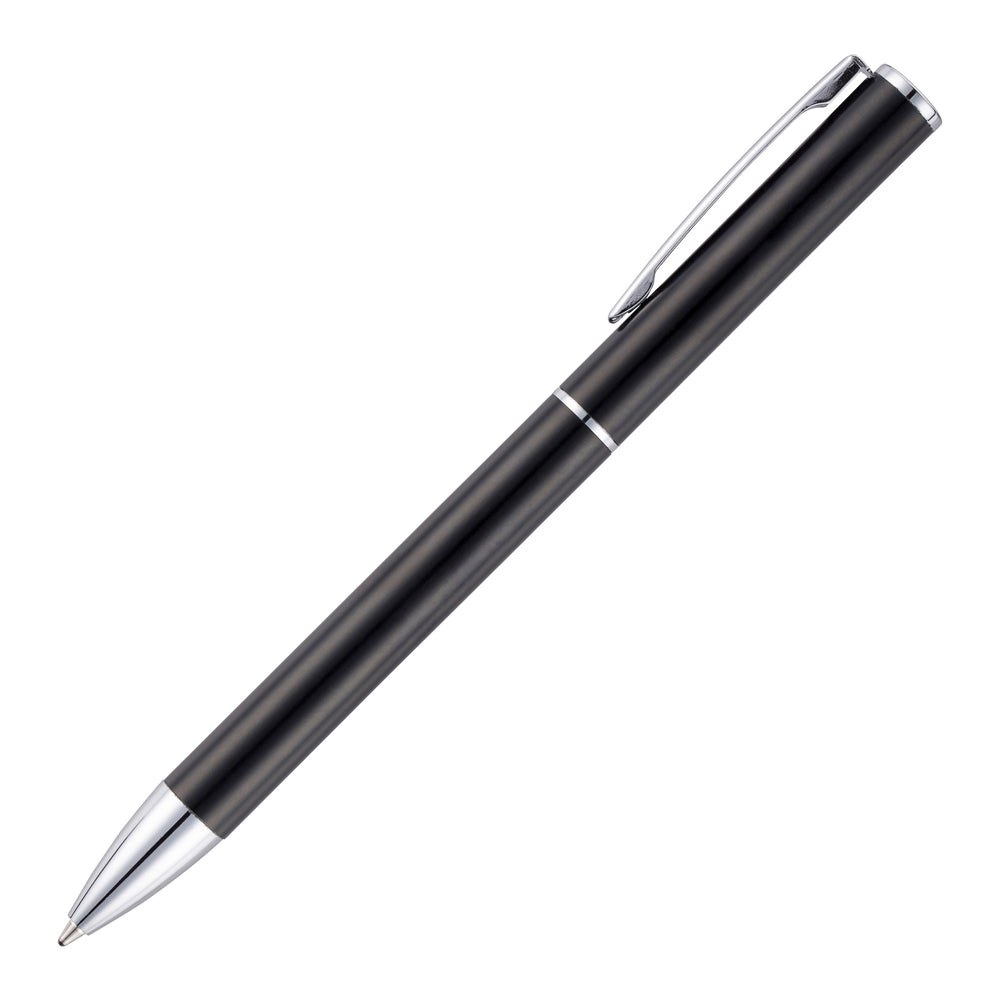 Branded CATESBY metal twist action ball pen