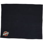 Branded Springwood soft fleece and sherpa plaid blanket