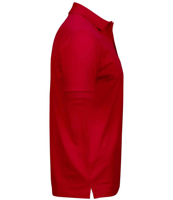 Tee Jays Luxury Stretch Piqué Polo Shirt Red