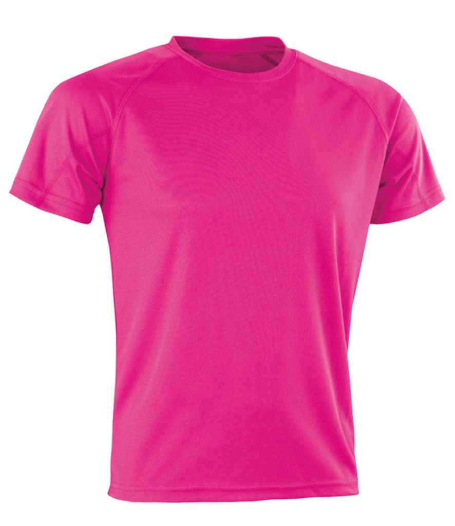 Spiro Impact Performance Aircool T-Shirt Flo Pink