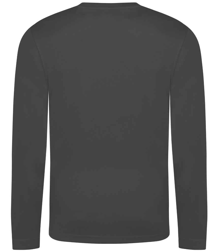 AWDis Cool Long Sleeve Wicking T-Shirt Charcoal