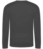 AWDis Cool Long Sleeve Wicking T-Shirt Charcoal
