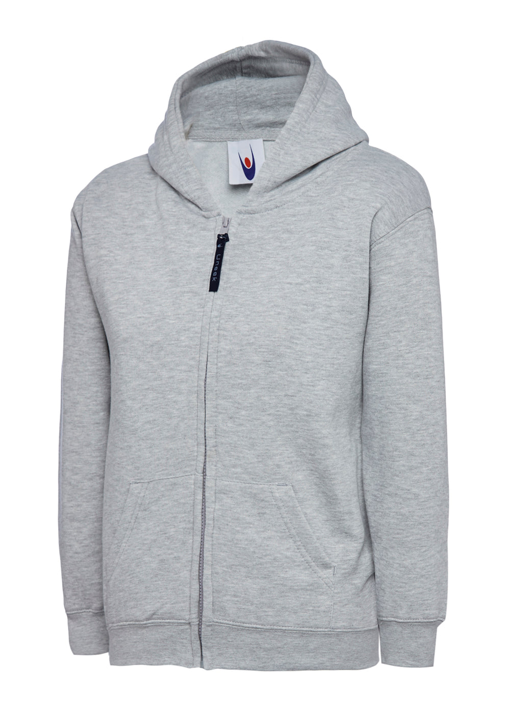 Uneek Childrens Classic Full Zip Hooded Sweatshirt