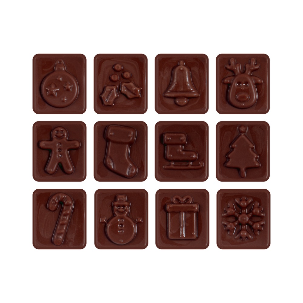 Advent Calendars, Maxi Advent Calendar, Vegan Dark Chocolate, 71% Cocoa Bespoke