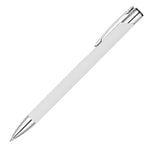 MOLE-MATE ball pen with chrome trim White