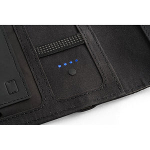 EMERGE A5 FOLDER. A5 folder in 300D 100% rPET with wireless charger